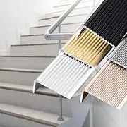 Stair Protection, Edging Strip, L-Shaped Stair Edge Protector, Aluminum Stair Nosing Edging, Heavy Duty Traction for Steps, Stairs and Decks-Silver||30x20mm