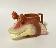 Vintage Star Wars Jar Jar Binks Mug Applause Plastic 3D Cup - Never Used ✨