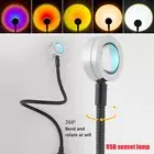 Sunset Projector Projection USB Atmosphere LED Night Lights Desk Lamp Home Decor