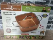 Copper Chef XL 11-inch Deep Dish Casserole Pan NEW Extra Deep Eric Theiss