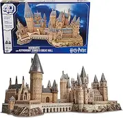 4D Build, Harry Potter Deluxe Hogwarts Castle with Astronomy Tower & Great Hall Over 2ft. Wide Model Kit 384 Pcs 3D Puzzles for Adults & Teens 12+