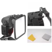 SALE Flash Reflector Diffuser Kit For Nikon Canon Pentax Olympus Sony Fuji Accs