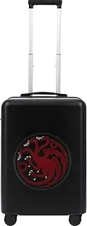 Game of Thrones 22.5 Inch Carry On Luggage, Hardshell Rolling Suitcase with Spinner Wheels, Black, Black, 22.5 Inch, Ful Game of Thrones 22.5 Inch Carry on Luggage, Hardshell Rolling Suitcase With