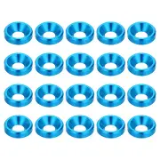 M3 Countersunk Washers, 20 Pack Finish Washers Light Blue