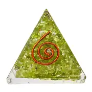 Peridot Orgone Pyramid
