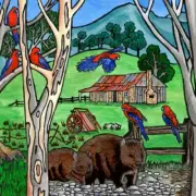 QPuzzles 506 Piece Jigsaw Puzzle - Lyn Randall - Wombats