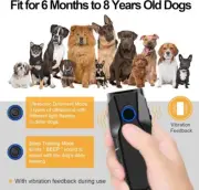 TOKEGO Dog Barking Control Devices, Dual Sensor Ultrasonic Dog Barking Black