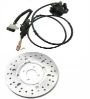 Hydraulic Rear Brake Caliper Rotor for GY6 150cc 125cc Engine Taotao Go Kart ATV