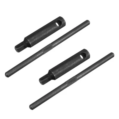 Lathe Chuck Wrench, 12mm Square Head Key Spanner Tool, 2 Pcs (L115x220mm)