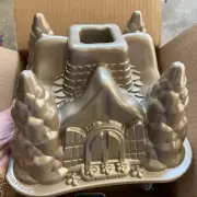 Nordic Ware hansel gretel bundt cake gingerbread house cottage pan new with box