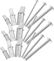 GETAJGHSD 24pcs Umbrella Iron Airplane Hollow Wall Anchors Drywall Anchors Drywall Spring Wing Dry Wall Screws Toggle Bolts Hardware Small Items Bolt Toggle Lamp Silver Pp