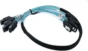 SFF-8087 Cable 50 cm 4X SATA 7 Pin Male to 4X Male Adapter for RAID Hard Drive Motherboard