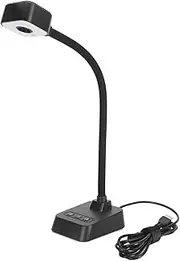 Document Camera for Teacher, 4K Ultra HD Dual-Mode Webcam with Auto Focus, LED Light, Foldable, Noise Reduction Mic, Plug and Play for Web Conferencing, Live Demo