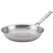 Triply Clad Stainless Steel Frying / Fry Pan / Skillet - 12.75 Inch, Silver