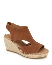 Gentle Souls by Kenneth Cole Women's Cody Slip On Slingback Espadrille Wedge Sandals