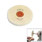 4" Polishing White Muslin Buff Wheel For Jewelers Bench Grinder Lathe USA