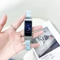 在飛比找Yahoo!奇摩拍賣優惠-適用華為b5手環錶帶華為B5錶帶透明樹脂替換代只能運動手環手