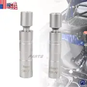 For BMW 12PT 14&16mm Thin Wall Magnetic Swivel Spark Plug Socket 3/8" Drive US