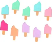 COMNESTBI 10Pcs Popsicle Highlighters Marker Pens Random Color Fluorescent Drawing Pens for School Supplies Bright and Fun Design for Homework and Creative Projects Random Color