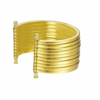 Joop Women's Bracelet Stainless Steel Gold STRIPES JPBA00001B580
