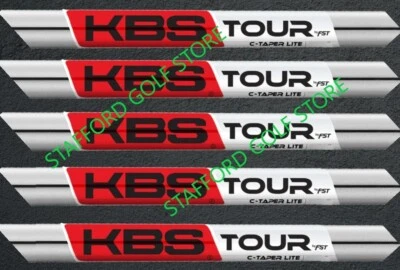 KBS TOUR C-Taper Lite .355 Tip Steel Iron Golf Shafts R Flex 105g 6-PW Set of 5