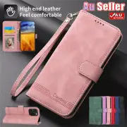 For iPhone 16 16e 15 14 13 12 11 Pro Max 8 7 Plus Case Wallet Leather Flip Cover