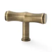 Alexander and Wilks Crispin Bamboo T-Bar Cupboard Knob 55mm