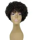 LUXLUXE Trisha Curly Pixie 9.5 in Long Full Wig No Lace Wig, BFH-0003