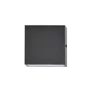PDL 12V LED Exterior Surface Mounted Square Pillar Wall Light 3W 3000K Black IP65 - PDL1SQBL