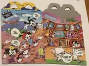 Animaniacs 1995 McDonald's Happy Meal Box Warner Bros Adventure Scene