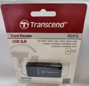 LOT 10pcs - Transcend USB 3.0 SDHC/SDXC/microSDHC/SDXC Card Reader, TS-RDF5K