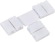X/T Shape 5Pcs Solderless Connectors for RGB 5050 LED Strip Light (T)