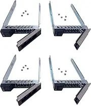 BestParts 2.5" SSD SAS SATA NVMe Hard Drive Caddy Compatible with 14th Gen Dell PowerEdge Servers R440 R640 R740 R740xd R940 R6415 R7415 R7425 Hot Swap Bracket DXD9H (4)