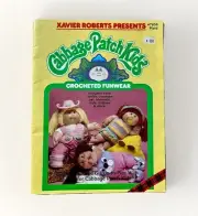 New Vintage CABBAGE PATCH KIDS Crocheted Funwear Designs Patterns #7858 Plaid