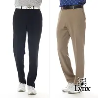 在飛比找PChome24h購物優惠-【Lynx Golf】男款彈性舒適伸縮腰頭休閒布料素面平口西