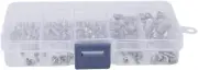 200PCS Stainless Steel Hex Grub Screw Assortment Set - Allen Head Socket