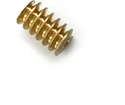 W6x10 2A 0.5M Copper Worm Gear Outer Diameter 6mm Hole 1.98mm Length 10mm Good Mechanical Metal Helical Pinion