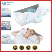 Cervical Pillow Memory Foam Pillows - Contour Memory Foam Pillow for Neck Pai...