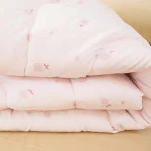 棉床本舖 小粉紅羊毛被 重約3KG 100%英國小羊毛被 6X7尺 雙人 超保暖 台灣製造 冬被 羊毛