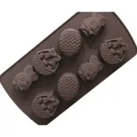 在飛比找樂天市場購物網優惠-【嚴選&現貨】 兔子&彩蛋造型矽膠模 蛋糕矽膠模 巧克力模 