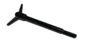 Black Steel Y Top Wing Nut 3.5" 5/16"-18 x 1" Studs For 55-77 Pontiac 58-UP Ford