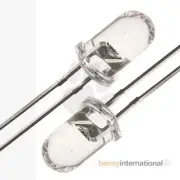 100x 5mm COOL WHITE LEDs Light Emitting Diode Pack Arduino F5