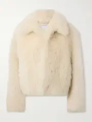 [Bottega Veneta] Bottega Veneta - Shearling Jacket - Off-white - IT38 IT 38 Off-white