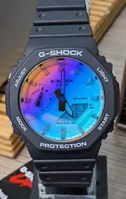 CASIO G-SHOCK GA2100SR-1A ANALOG-DIGITAL WATCH "NEW"