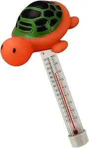 Pool Floating Temperature Gauge - Pond Thermograph | Easy Read Gauge for Water Temperature with String for Outdoor and Indoor Swimming Pools and Spas