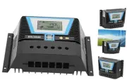 Solar Controller 60A Small Solar Panel Battery Intelligent Regulator LCD
