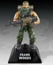 Mega Construx Black Series Call of Duty Frank Woods fig Black Ops Modern Warfare