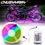 For Motorcycle Decorative light strip RGB LED strip Lights 16.4FT 12V 2538
