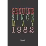GENUINE SINCE MAY 1982: NOTEBOOK