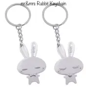 Mr And Mrs Rabbit Cute Keychain For Couple With Gift Pouches [2 Keychain]